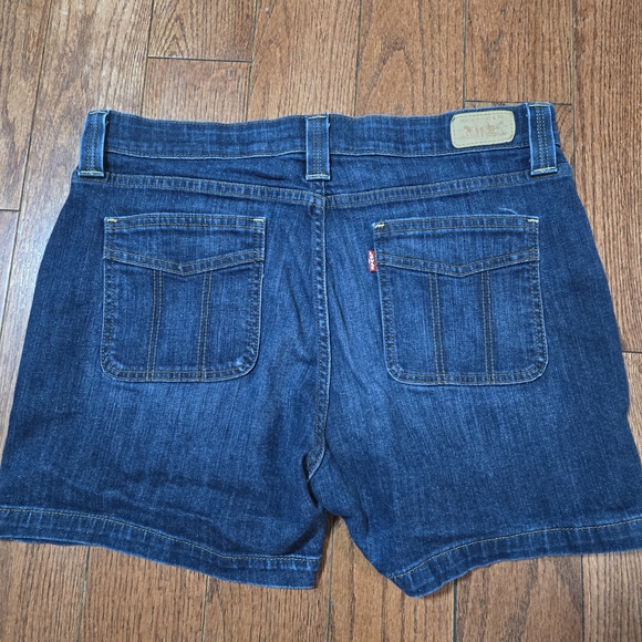 Levi's Dark Blue Jean Shorts for Women - Picture 2 of 6